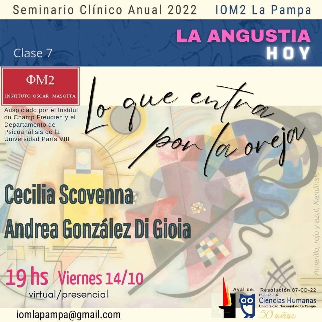 Seminario Clínico Anual 2022 LA ANGUSTIA HOY